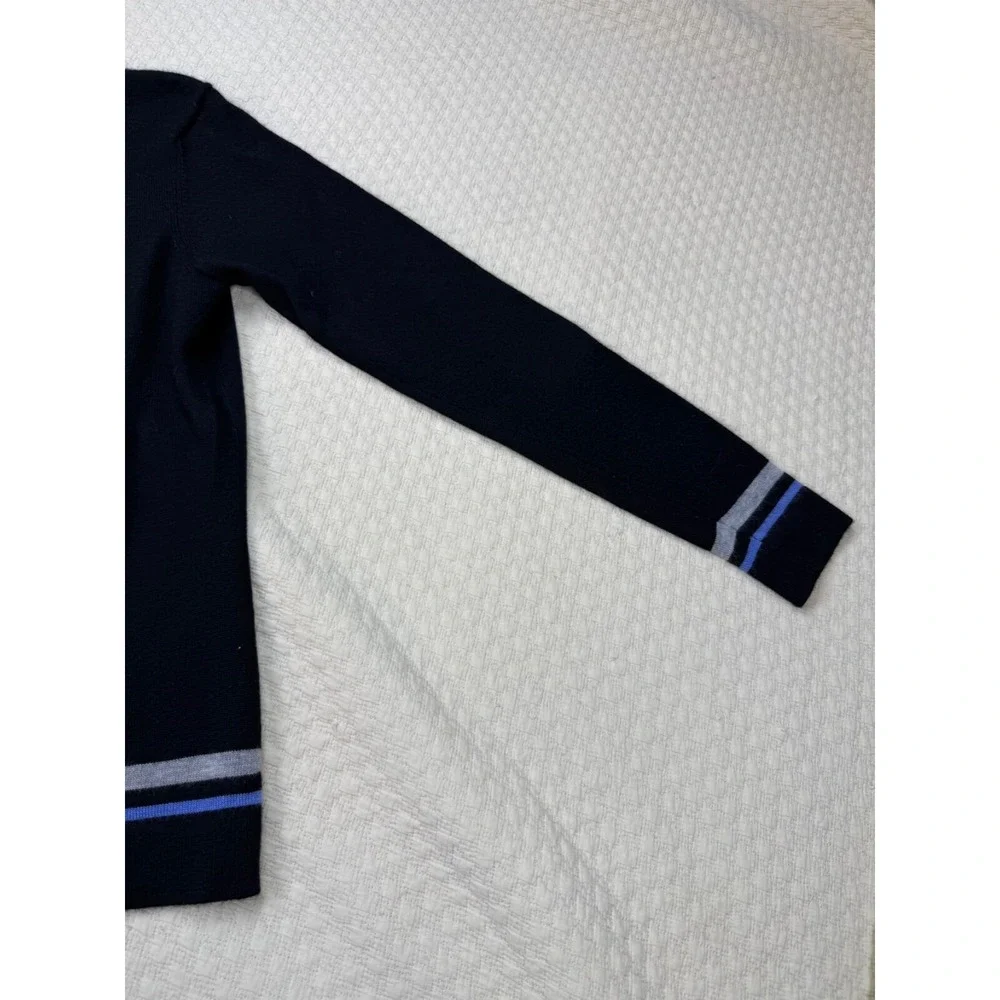 Cashmere Collection Cardigan Saks Fifth Avenue Sweater Button Up | Black Size 8